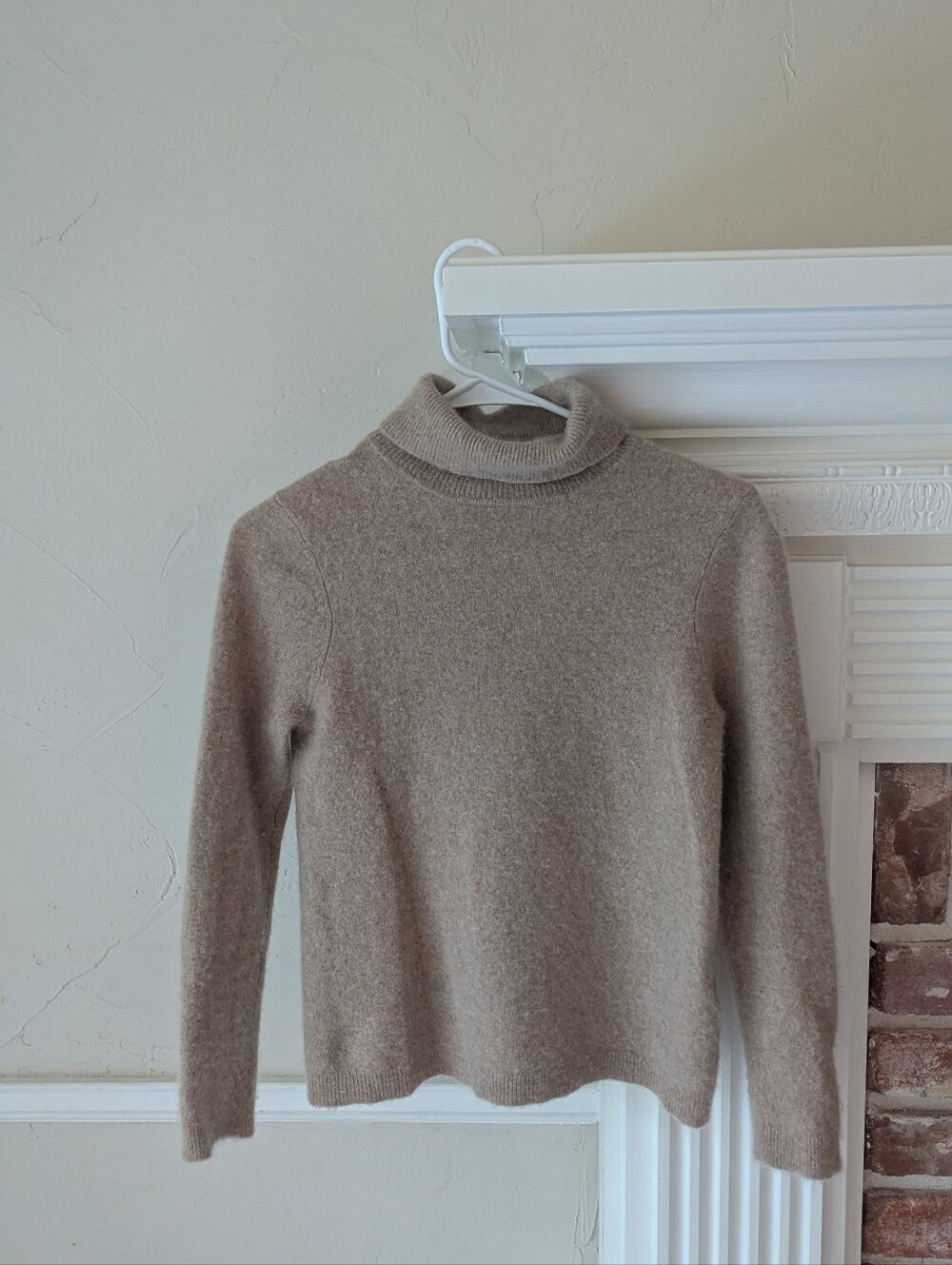 Morgan Taylor Women's Taupe Turtleneck Sweater
